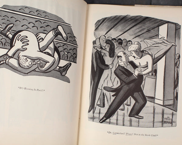 Man in the Shower by Peter Arno | 1944 First Edition/2nd Printing | WWII Era Cartoon Book | Bixley Shop