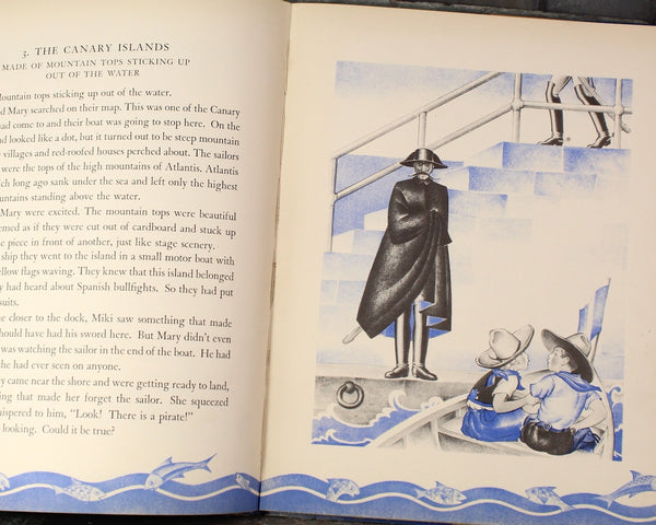 Miki and Mary: Their Search for Treasure by Maud & Misha Petersham | 1934 Junior Literary Guild, Boys' and Girls' Own Book Club