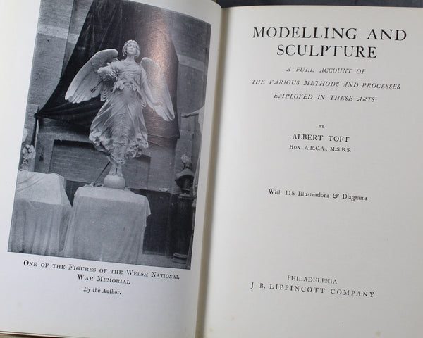 Modeling & Sculpture by Albert Toft, 1911 | Antique Book on Sculpture | Bixley Shop