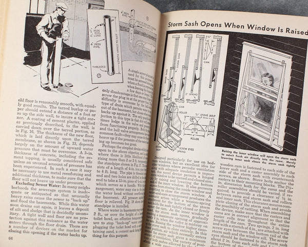 1949 Mr. Fix It: Complete Book of Home Repair & Improvement by Popular Mechanics | 1949 Vintage Handyman Manual | | Bixley Shop