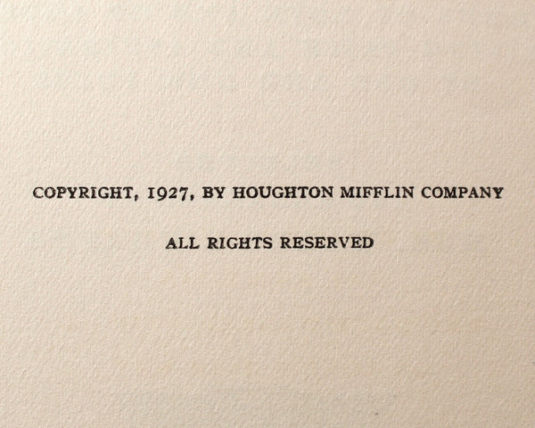 Antique, Leather Bound Poetry Anthologies curated by Mrs. Waldo Richards for Houghton Mifflin | Star Points 1921 and Love's Highway 1927