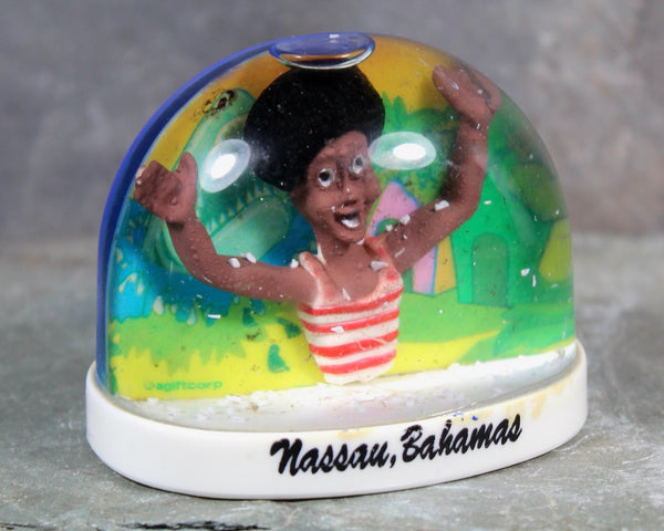 RARE! Vintage Nassau, Bahamas Souvenir Snow Globe | 1970s Nassau Snow Globe | Bixley Shop