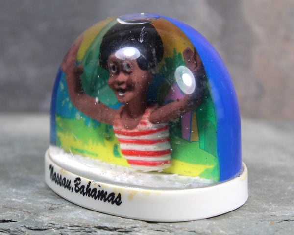 RARE! Vintage Nassau, Bahamas Souvenir Snow Globe | 1970s Nassau Snow Globe | Bixley Shop