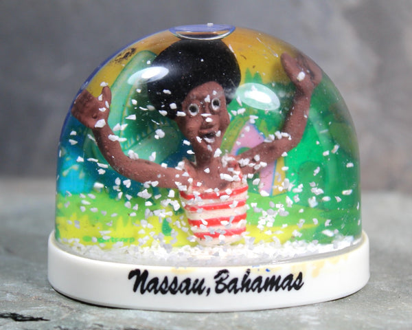 RARE! Vintage Nassau, Bahamas Souvenir Snow Globe | 1970s Nassau Snow Globe | Bixley Shop