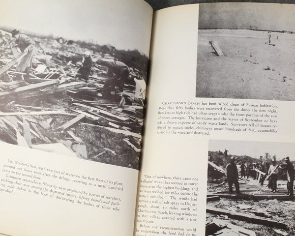 New England Hurricane: A Factual Pictoral Record | Written by the Federal Writers' Project | 1938 FIRST EDITION, Second Printing