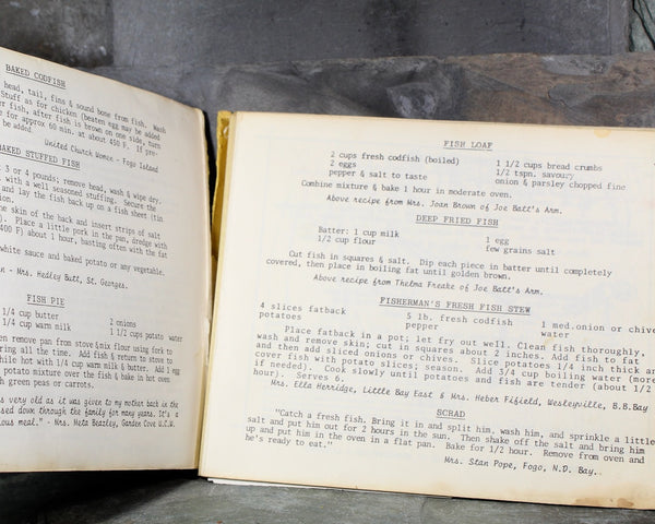 NEWFOUNDLAND & LABRADOR -  Fat-Back & Molasses: Favorite Old Recipes from Newfoundland and Labrador by Rev. Ivan F. Jesperson, 1974 | Bixley Shop