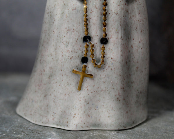 Vintage Ceramic Nun Figurine | Serene Praying Nun Figurine | Bixley Shop