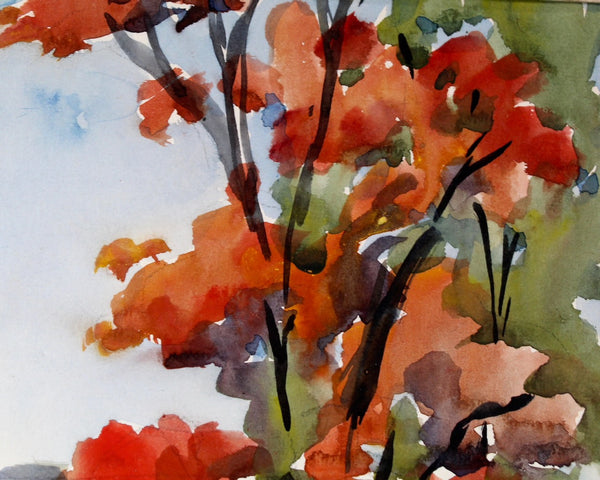 Original Watercolor Painting | Louise B. Spier Artist | Signed & Dated 1938 Painting | UNFRAMED 10"x14" | Bixley Shop