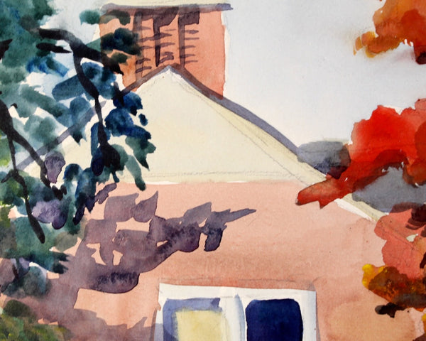 Original Watercolor Painting | Louise B. Spier Artist | Signed & Dated 1938 Painting | UNFRAMED 10"x14" | Bixley Shop