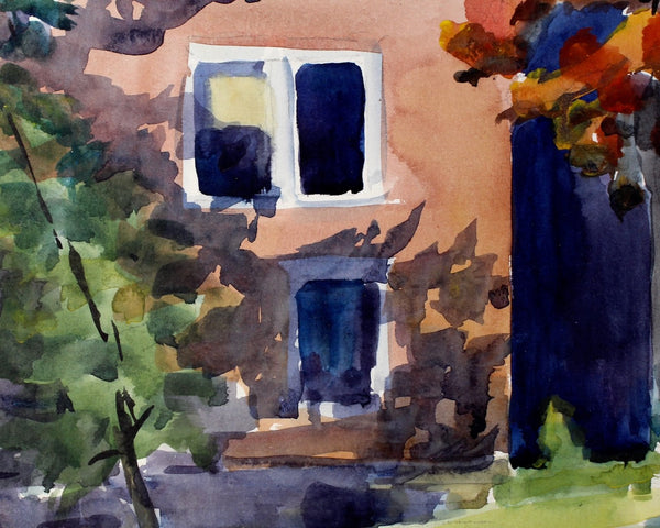 Original Watercolor Painting | Louise B. Spier Artist | Signed & Dated 1938 Painting | UNFRAMED 10"x14" | Bixley Shop