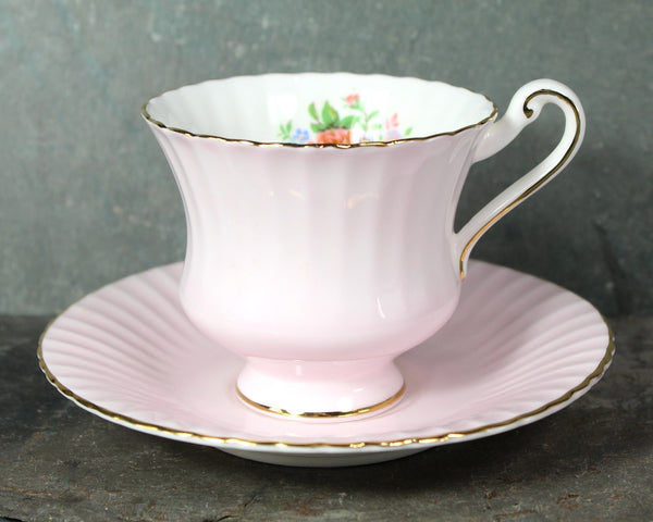 Paragon Pastel Tea Cup & Saucer | Your Choice of Color | English Bone China Tea Cup | Pastel and Floral | Bixley Shop