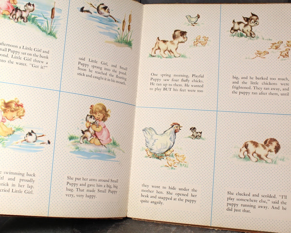 Puppies: A Polka Dot Book by Edith Lowe | Illustrated by Sharon Banigan | 1948 Polka Dot Book | Bixley Shop