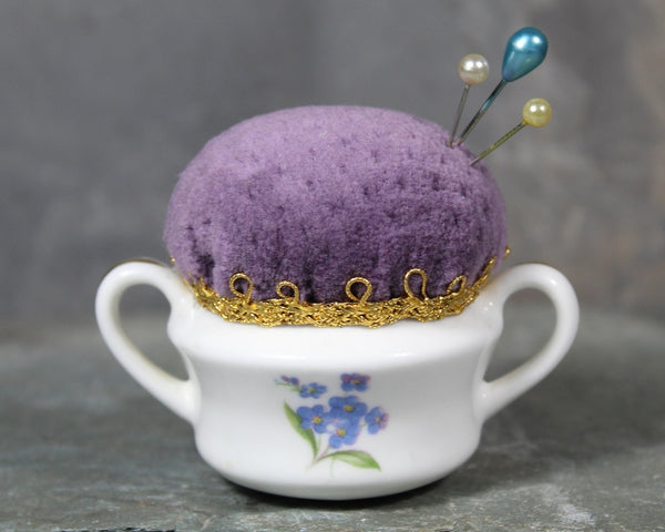 Purple Upcycled Pin Cushions | Pop of Purple Vintage Pin Cushions | Your Choice | Hand-Crafted by Bixley Shop