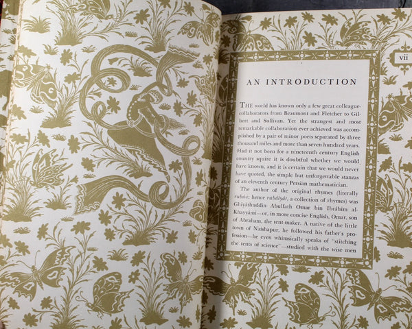 Rubaiyat of Omar Khayyam | 1947 Random House Edition | Louis Untermeyer Introduction | Bixley Shop