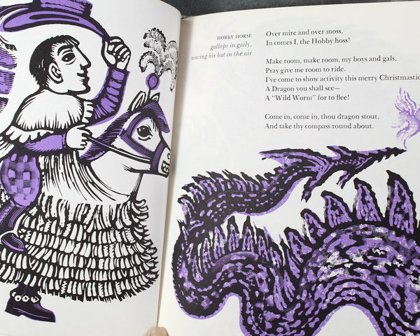 Saint George and the Dragon: A Mummer's Play by John Langstaff | Woodcut Illustrations by David Gentleman | 1973 FIRST EDITION