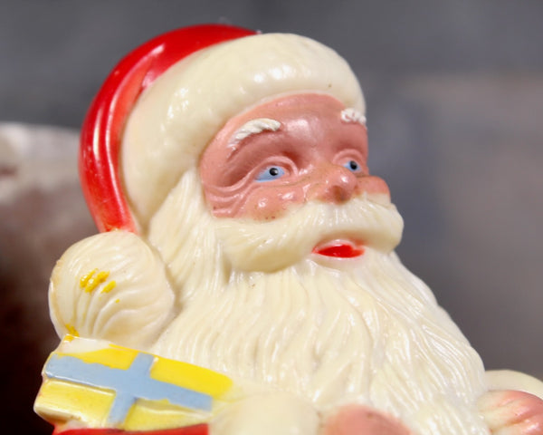 RARE! Vintage Santa Claus Snow Globe | 1960s Christmass Snow Globe | Round Belly Santa Snow Globe | Bixley Shop