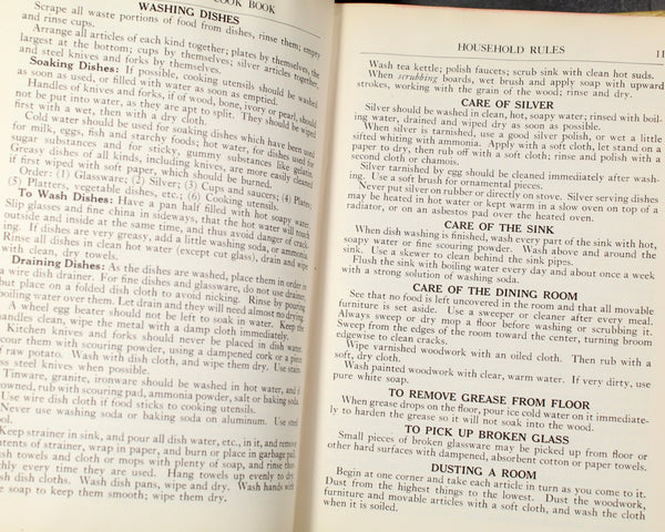 1948 The Settlement Cookbook by Mrs. Simon Kander | Vintage Homemakers Textbook & Cookbook | 18th Edition | Milwaukee, Wisconsin
