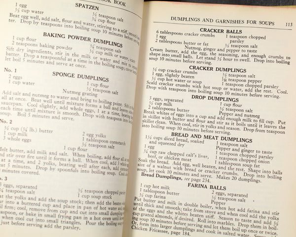 1948 The Settlement Cookbook by Mrs. Simon Kander | Vintage Homemakers Textbook & Cookbook | 18th Edition | Milwaukee, Wisconsin