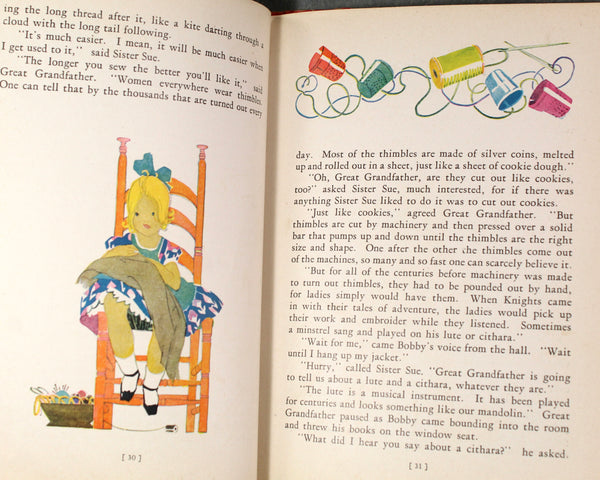 Shoes and Ships and Sealing Wax by Ethel Clere Chamberlin | 1928 Antique Children's Book | Bixley Shop