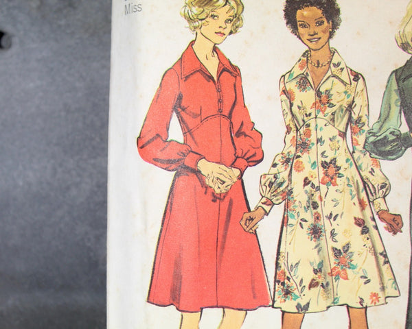 1973 Simplicity #5968 Dress Pattern | Complete, Partially, Pattern in Original Envelope | Bixley Shop