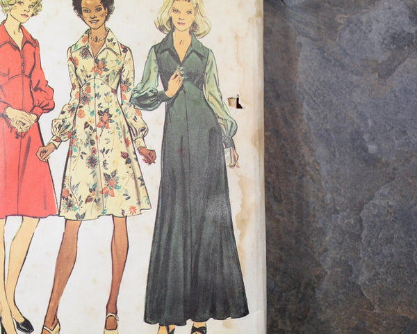 1973 Simplicity #5968 Dress Pattern | Complete, Partially, Pattern in Original Envelope | Bixley Shop