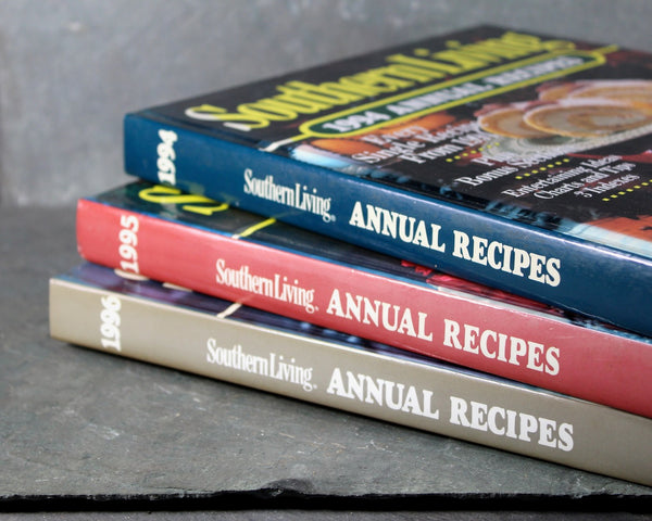 Southern Living Magazine Annual Cookbooks | 1994-1996 Set of 3 | Bixley Shop