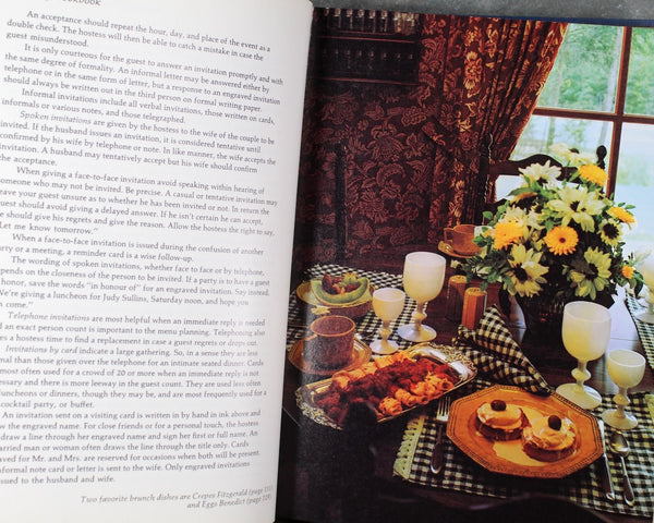 Southern Living Party Cookbook - Complete Menus & Entertaining Guide | 1972 First Edition | Southern Cooking |Bixley Shop