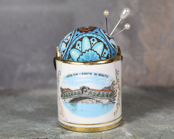 Vintage Souvenir Upcycled Pin Cushions | Classic Souvenir Vintage Pin Cushions | Your Choice | Hand-Crafted by Bixley Shop