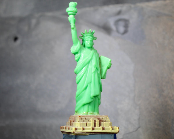 1970s Statue of Liberty Souvenir Snow Globe | New York City Snow Globe | World Trade Center | Empire State Building | Bixley Shop