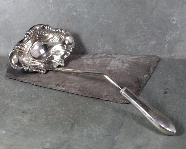 Sterling Silver Handle Punch Ladle | Ornate Georgian Silver Ladle | Holiday Table | Bixley Shop