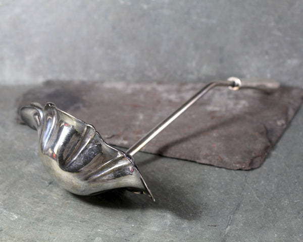Sterling Silver Handle Punch Ladle | Ornate Georgian Silver Ladle | Holiday Table | Bixley Shop
