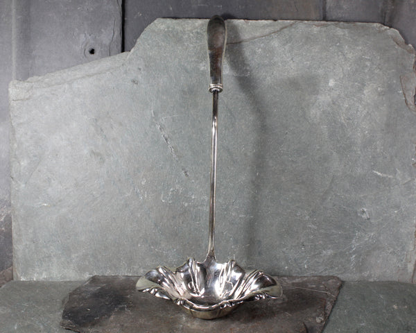 Sterling Silver Handle Punch Ladle | Ornate Georgian Silver Ladle | Holiday Table | Bixley Shop