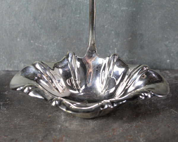 Sterling Silver Handle Punch Ladle | Ornate Georgian Silver Ladle | Holiday Table | Bixley Shop