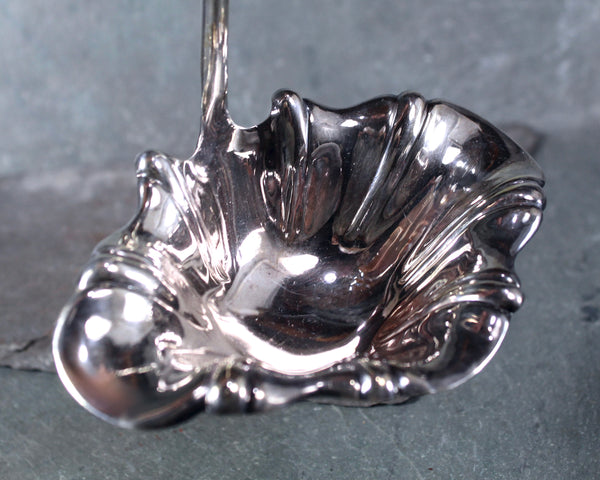 Sterling Silver Handle Punch Ladle | Ornate Georgian Silver Ladle | Holiday Table | Bixley Shop