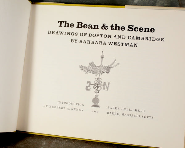 Bean at the Scene by Barbara Westman | 1969 | Classic Boston Picture Book | Children's Book About Boston | Bixley Shop