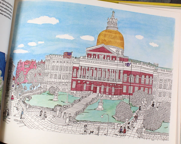 Bean at the Scene by Barbara Westman | 1969 | Classic Boston Picture Book | Children's Book About Boston | Bixley Shop