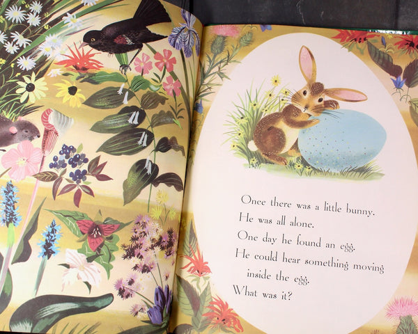 The Golden Egg Book by Margaret Wise Brown | Illustrated by Leonard Weisgard | 1947 Vintage Children's Picture Book | Easter Bunny