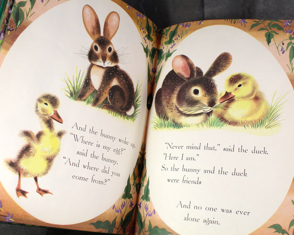 The Golden Egg Book by Margaret Wise Brown | Illustrated by Leonard Weisgard | 1947 Vintage Children's Picture Book | Easter Bunny