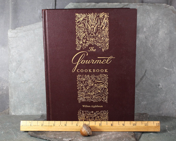 The Gourmet Cookbook by William Applebaum | 1951 FIRST EDITION/Second Printing | Vintage Gourmet Magazine | Bixley Shop