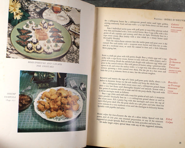 The Gourmet Cookbook by William Applebaum | 1951 FIRST EDITION/Second Printing | Vintage Gourmet Magazine | Bixley Shop