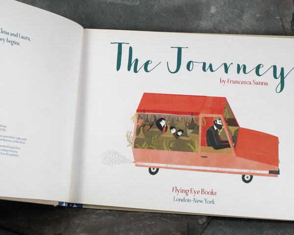 The Journey by Francesca Sanna | 2016 Children's Picture Book | Book About Refugees | Endorsed by Amnesty International