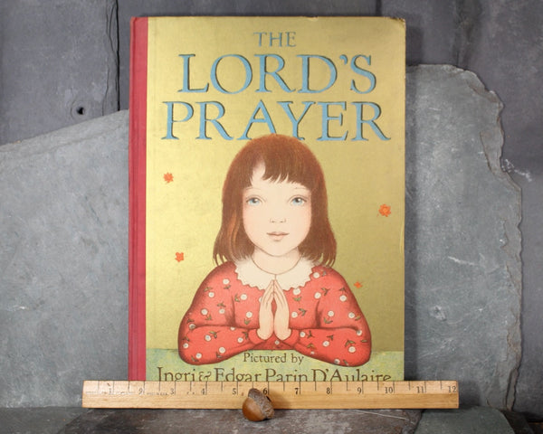 The Lord's Prayer illustrated by Ingrid & Edgar Parin D'Aulaire | 1934 FIRST EDITION Antique Children's Prayer Book | Bixley Shop