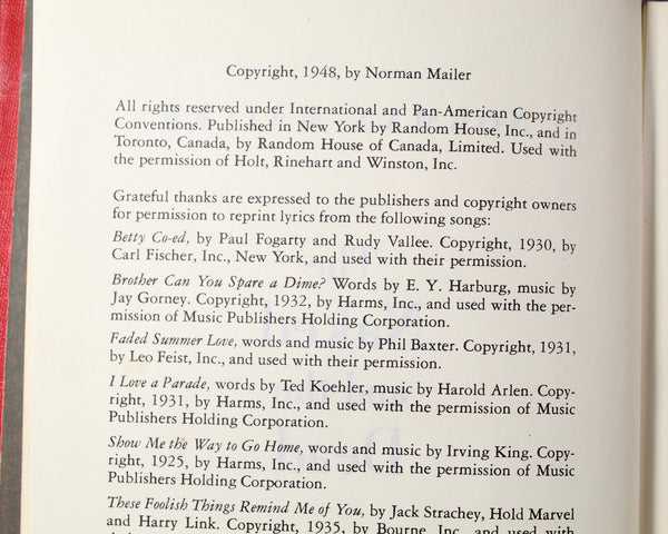 1948 Modern Library Edition of The Naked & The Dead by Norman Mailer | Bixley Shop