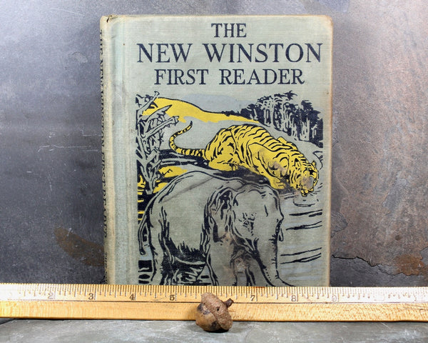 The New Winston Reader by Sidney G. Firman | Illustrated by Frederick Richardson | 1928 Children's Early Reading Primer | Bixley Shop