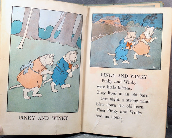 The New Winston Reader by Sidney G. Firman | Illustrated by Frederick Richardson | 1928 Children's Early Reading Primer | Bixley Shop