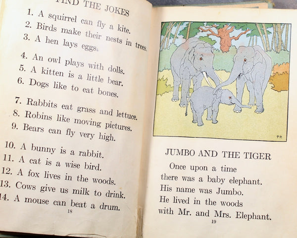 The New Winston Reader by Sidney G. Firman | Illustrated by Frederick Richardson | 1928 Children's Early Reading Primer | Bixley Shop