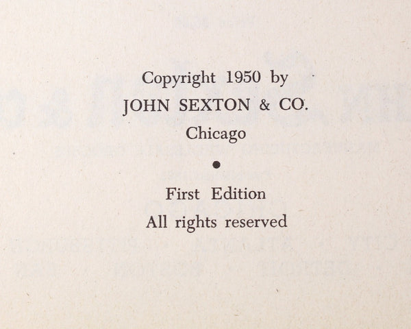 The Sexton Cook Book, 1950 FIRST EDITION / Third Sexton Cookbook | Vintage Promotional Cookbook by John Sexton & Co. | Bixley Shop