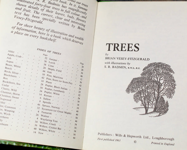 Trees by Brian Lesey-Fitzgerald | 1963 Ladybird Book | Bixley Shop