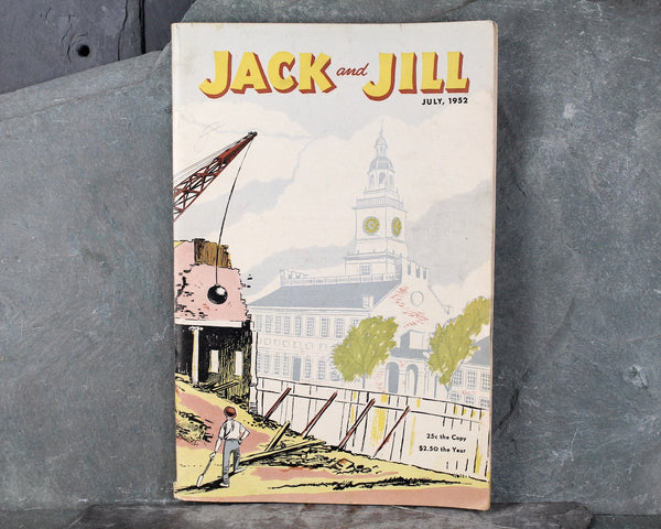 1952 Jack & Jill Magazines | Set of 6 | Vintage Jack and Jill Magazine - Vintage Children's Magazine