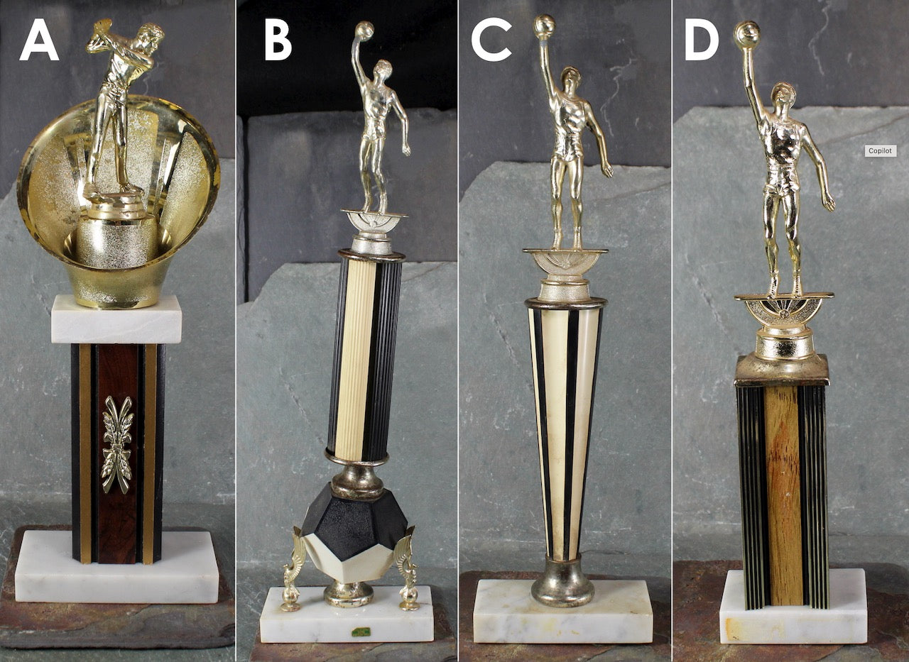 1970s Sports Trophies | Your Choice of Basketball, Baseball, Golf, etc. | Vintage High School Trophies | Bixley Shop